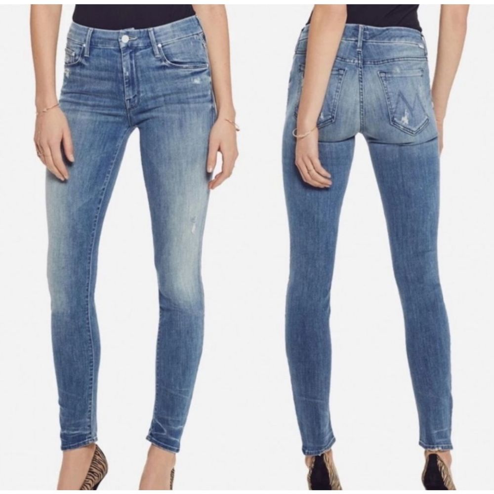 Mother Denim The Looker Graffiti Girl Size 27 Gem